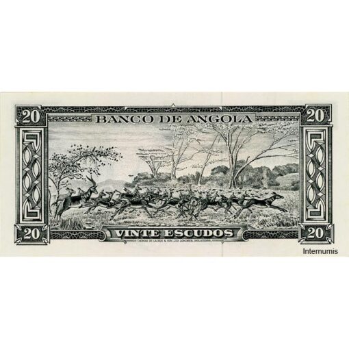 Angola - 20 Escudos 10.6.1962, (P.92) Erh. UNC – Bild 2