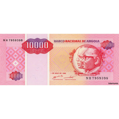 Angola - 10.000 Kwanzas 1.5.1995, (P.137) Erh. UNC