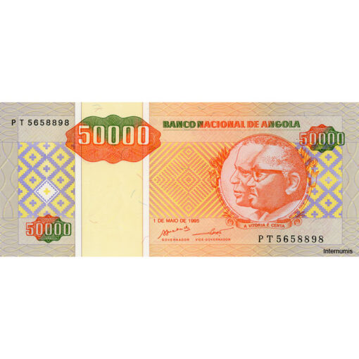 Angola - 50.000 Kwanzas 1.5.1995, (P.138) Erh. UNC
