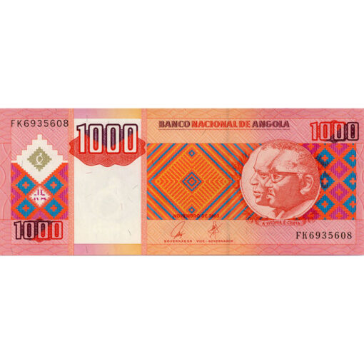 Angola - 1000 Kwanzas 11.2003, (P.150a) Erh. UNC