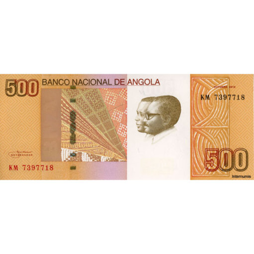 Angola - 500 Kwanzas 10.2012, (P.155a) Erh. UNC