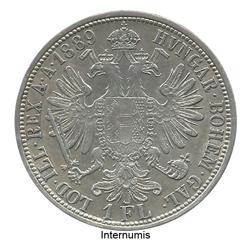 1 Gulden 1889, (FW.1509/J.342/AMK.31) Erh. ss+ – Bild 2