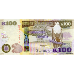Sambia - 100 Kwacha 2012, (P.54a) Erh. UNC