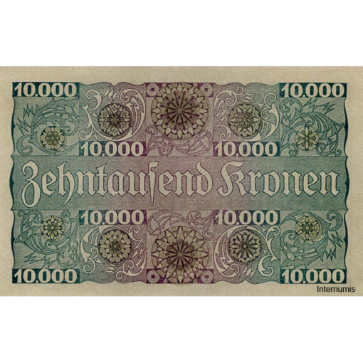 Österr.Nationalbank - 10.000 Kronen 1924, (KK.175 / AMK 209 / P.85) Erh. I- – Bild 2