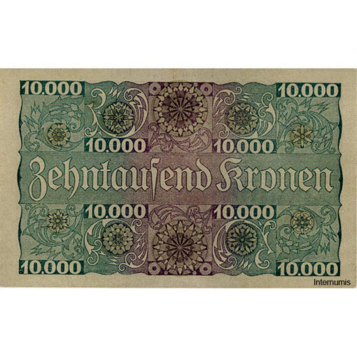 Österr.Nationalbank - 10.000 Kronen 1924, (KK.175 / AMK 209 / P.85) Erh. II – Bild 2
