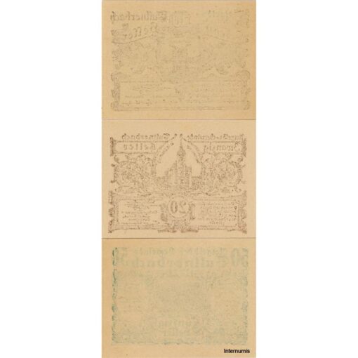Tullnerbach(NÖ) - 10,20,50 Heller o.D.(1920), (KKN.1084) Erh. I – Bild 2