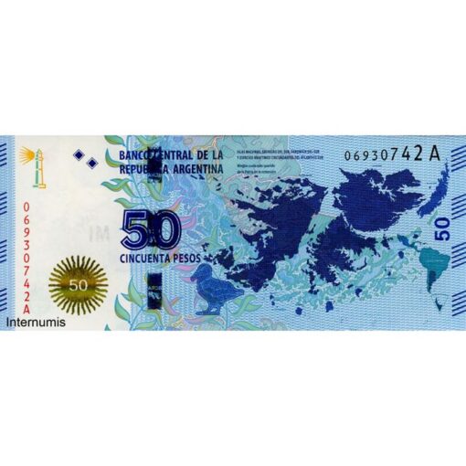 Argentinien - 50 Pesos ND (2015) Falkland, Bst.A, (P.362a) Erh. UNC – Bild 2