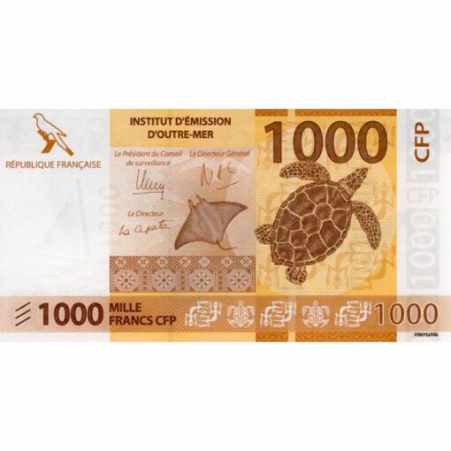 Franz. Pacific Territorien - 1000 Francs (2014), (P.6a) Erh. UNC