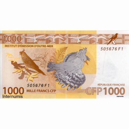 Franz. Pacific Territorien - 1000 Francs (2014), (P.6a) Erh. UNC – Bild 2