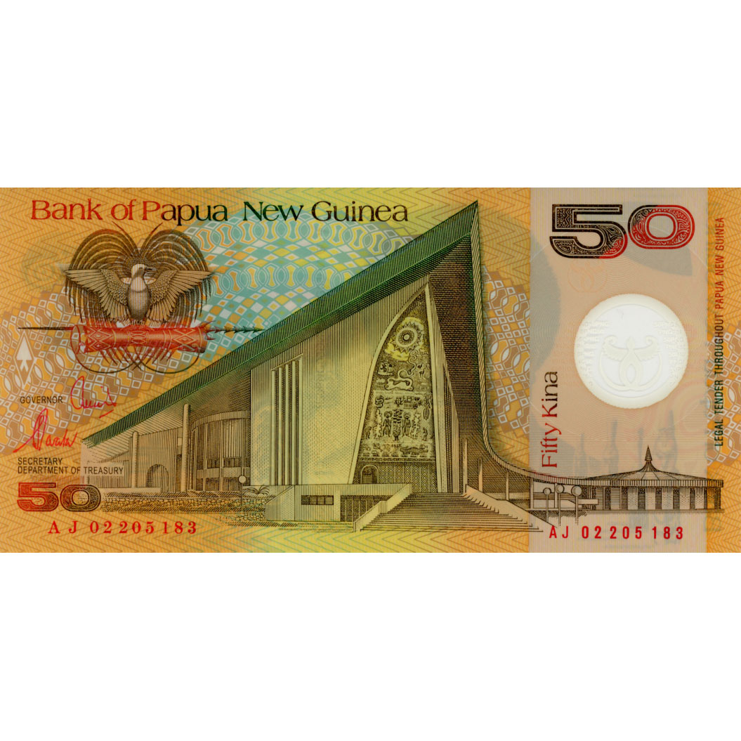 Papua Neu Guinea - 50 Kina (20)02, (P.18c) Erh. UNC