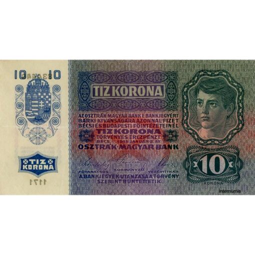 Österreichisch-ungarische Bank - 10 Kronen 1915, (KK.126 / P.19/ANK163) Erh. III – Bild 2