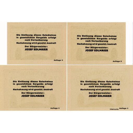 Penking(OÖ) - 25,50,75,90 Heller o.D., Auflage II, (KKN.S726)II)b) Erh. I-