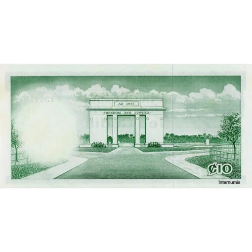 Ghana - 10 Cedis  ND.(1965), (P.7a) Erh. UNC – Bild 2