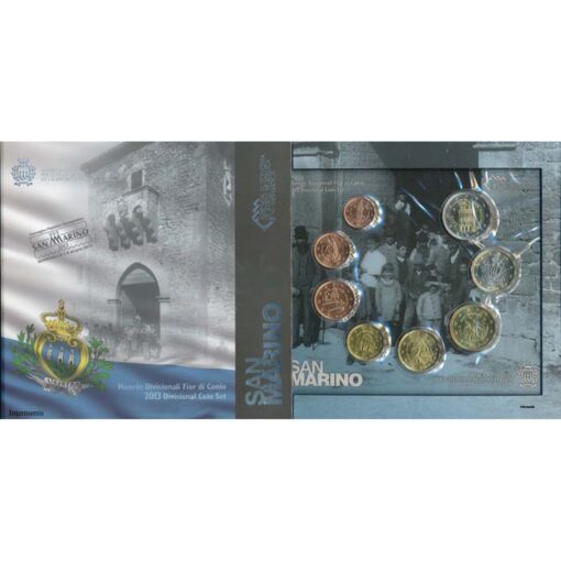 San Marino Offizieller Kursmünzensatz 2013  Erh. stgl.im Blister