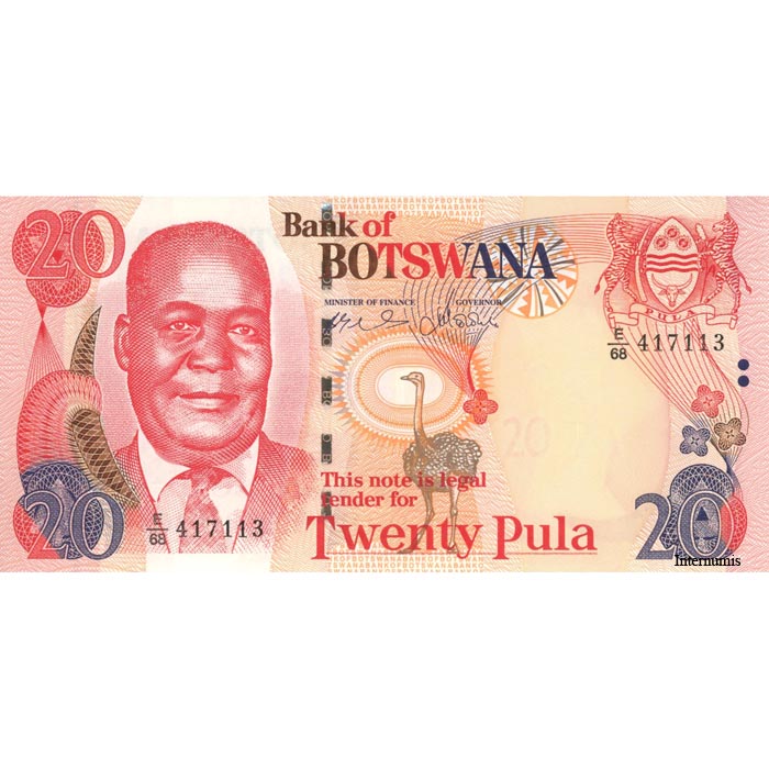 Botswana - 20 Pula 2004, (P.27a) Erh. UNC