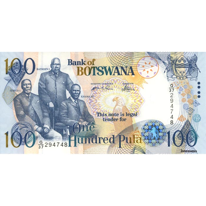 Botswana - 100 Pula 2005, (P.29b) Erh. UNC