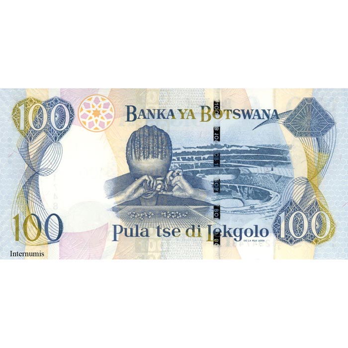 Botswana - 100 Pula 2005, (P.29b) Erh. UNC – Bild 2