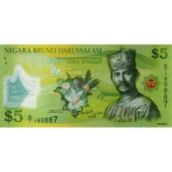 Brunei - 5 Ringgit 2011, (P.36a) Erh. UNC