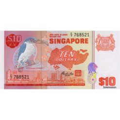 Singapur - 10 Dollars  ND (1976) , (P.11b) Erh. UNC