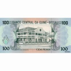 Alternative view of Guinea - Bissau - 100 Pesos 1990, (P.11) Erh. UNC