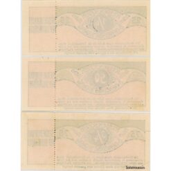 Alternative view of Aigen/OÖ - 25,50,75 Heller o.D(-1921), in Kuponform, P.weiß, Dr.gold mit Serien u.KN., (KKN.S12)VI)k) Erh. I