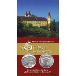 10 Euro 2007, **St.Paul  /Lavant**  Erh. hgh./Farbblister,