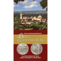 10 Euro 2008, **Stift Klosterneuburg**  Erh. hgh./Farbblister,