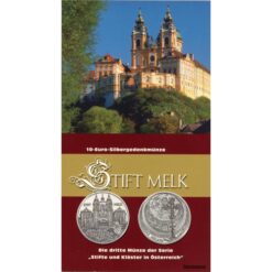 10 Euro 2007, **Stift Melk**  Erh. hgh./Farbblister,