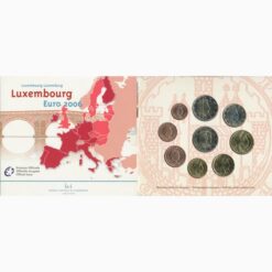 Luxemburg  - offizieller Kursmünzensatz 2006,  Erh. stgl.im Blister