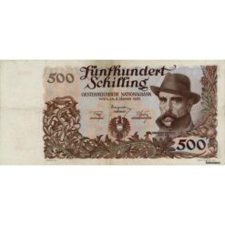 Österr.Nationalbank - 500 Schilling 1953, Vs.Prof.Wagner-Jauregg, Rs.Universität Wien, (KK.240/ANK 270) Erh. III
