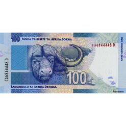 Alternative view of Süd Afrika - 100 Rand ND (2012) , (P.136) Erh. UNC