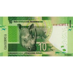 Alternative view of Süd Afrika - 10 Rand ND (2012) , (P.138) Erh. UNC