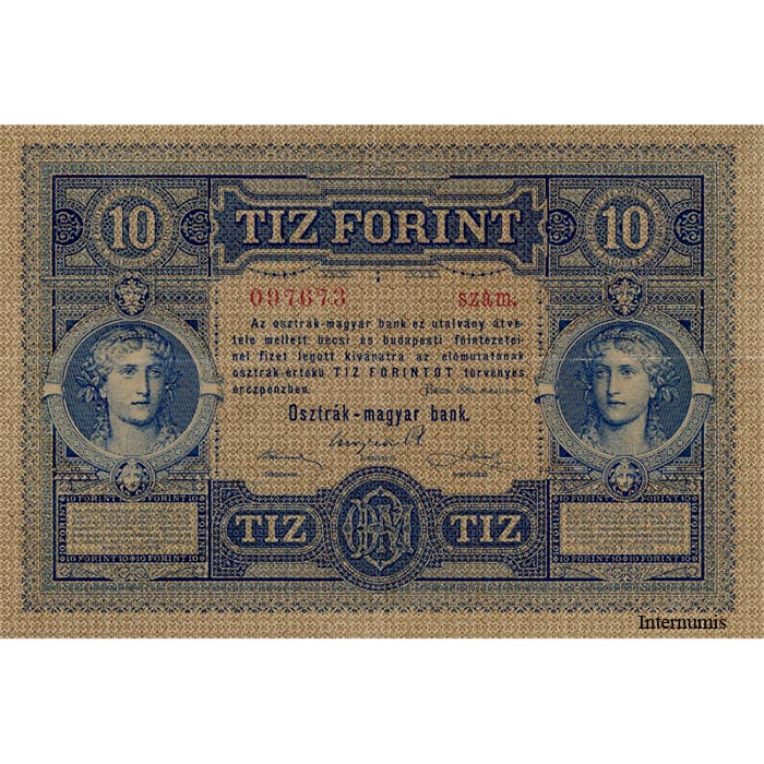 Österreichisch-ungarische Bank - 1.5.10 Gulden 1880, (KK.104 / ANK.143 /P.1) Erh. III – Bild 2