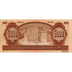 Alternative view of Ungarn - 5000 Forint 31.7.1990, (P.177) Erh. VF